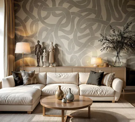 Арт. GEO-75 | Обои | Лабиринт спокойствия