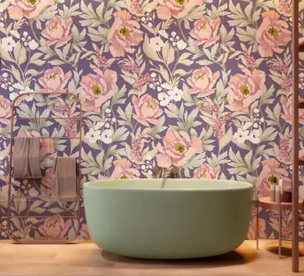 Арт. TILE-FLO-17 | Плитка | Плитка Jardin Violet