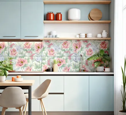 Арт. TILE-FLO-15 | Плитка | Плитка Jardin Blanc