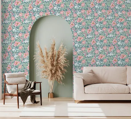 Арт. FB-01COL2 | Обои | Jardin Émeraude