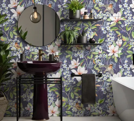 Арт. TILE-FLO-18 | Плитка | Плитка Florea Violet