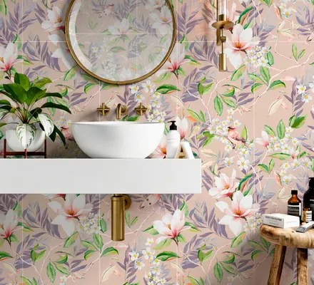 Арт. TILE-FLO-22 | Плитка | Плитка Florea Сrème