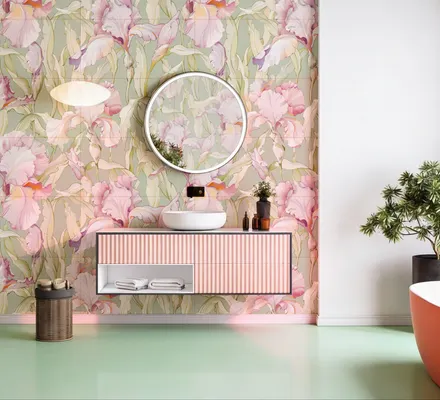 Арт. TILE-FLO-24 | Плитка | Плитка Irise Vert