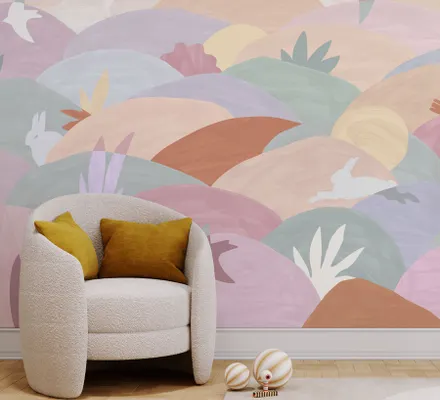 Арт. KIDS-95 | Обои | Лето на холме