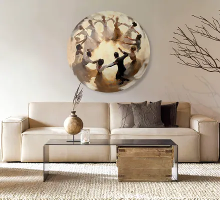 Арт. CAN-97 | Интерьерные картины | Танец (Круг)