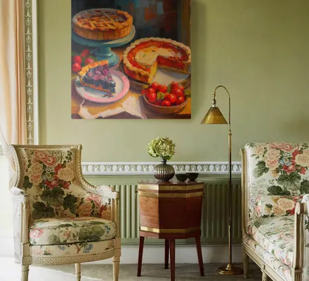 Арт. CAN-93 | Интерьерные картины | Домашний праздник (Квадрат)