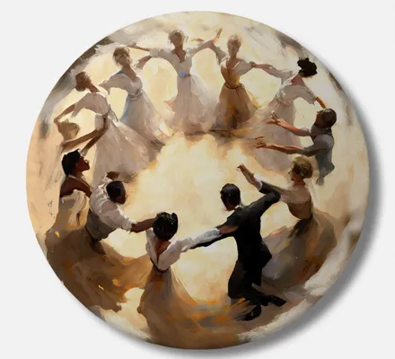 Арт. CAN-97 | Интерьерные картины | Танец (Круг)