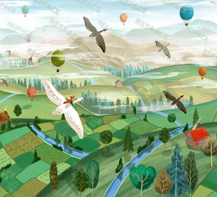 Арт. KIDS-67 | Обои | Нильс