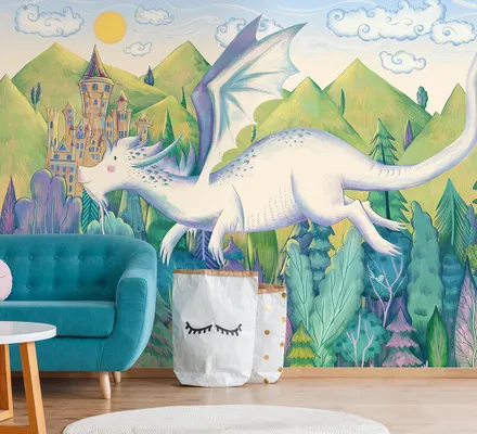 Арт. KIDS-74 | Обои | Как приручить дракона