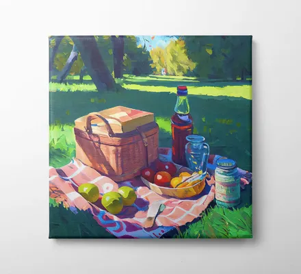 Арт. CAN-104 | Интерьерные картины | Пикник (Квадрат)