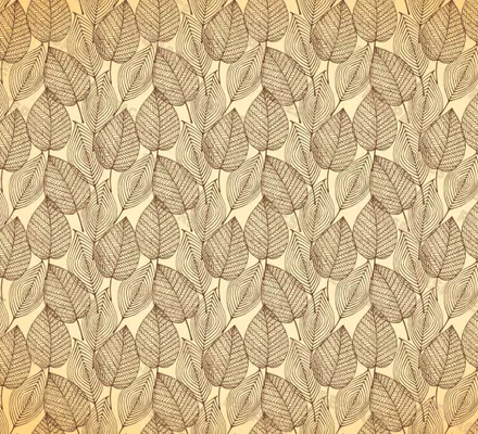 Арт. FLO-06-3 | Обои | Гербарный лист (жёлтые)