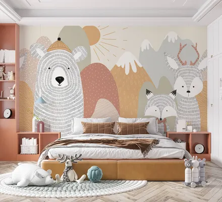 Арт. KIDS-87 | Обои | Большое путешествие