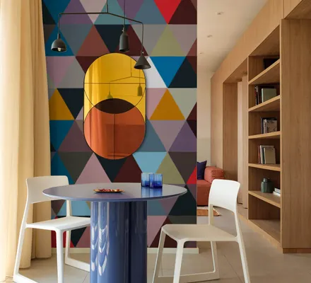 Арт. GEO-17 | Обои | Калейдоскоп (контрастные)