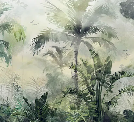 Арт. NAT-4 | Обои | Тропический лес