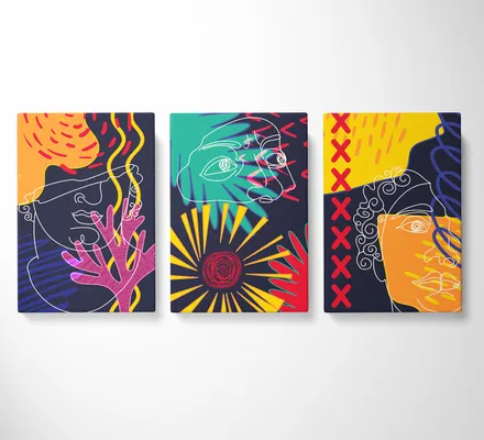 Арт. CAN-176 | Интерьерные картины | Атлантида (Триптих)