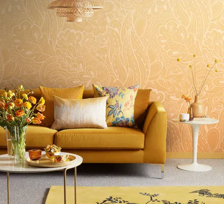 Арт. EAST-01-1 | Обои | Хлопковый замок (градиент)