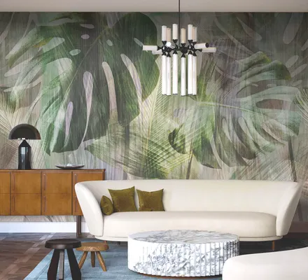 Арт. FLO-65 | Обои | Монстера