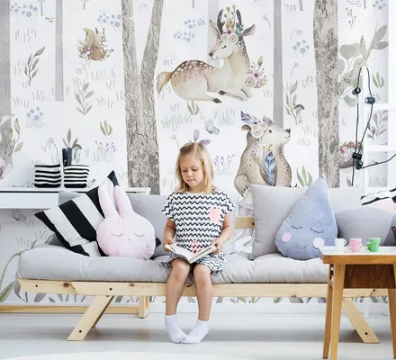 Арт. KIDS-58 | Обои | Бэмби