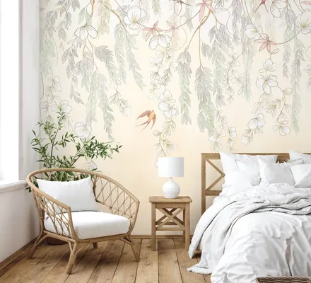 Арт. NAT-10 | Обои | Ваниль