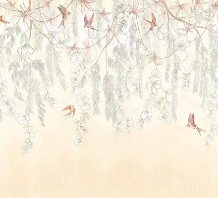 Арт. NAT-10 | Обои | Ваниль