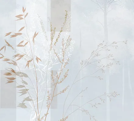 Арт. ARCH-06 | Обои | Плоскости леса (Цветовая вариация №2)