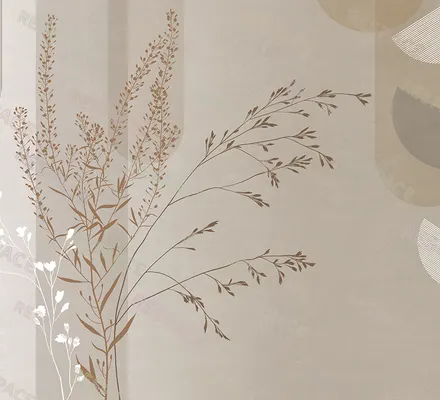 Арт. ARCH-05 | Обои | Геометрия сада