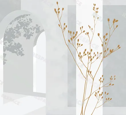 Арт. ARCH-03 | Обои | Грани рассвета (Цветовая вариация №5)