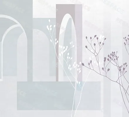 Арт. ARCH-01 | Обои | Архетип природы (Цветовая вариация №2)