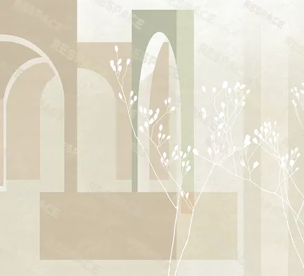Арт. ARCH-01 | Обои | Архетип природы (Цветовая вариация №5)