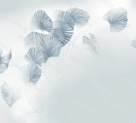 Арт. CLAS-62 | Обои | Пальметто (Цветовая вариация №2)