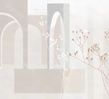 Арт. ARCH-01 | Обои | Архетип природы (Цветовая вариация №3)