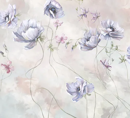 Арт. FLO-88 | Обои | Анемон Гарден