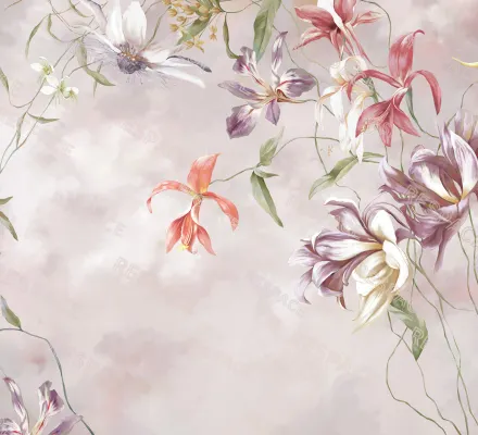 Арт. FLO-89 | Обои | Экзотик Гарден