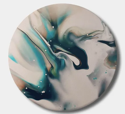 Арт. CAN-106 | Интерьерные картины | Морское сияние (Круг)