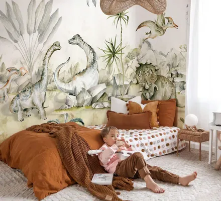 Арт. KIDS-72 | Обои | Затерянный мир