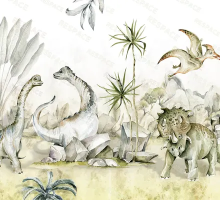 Арт. KIDS-72 | Обои | Затерянный мир