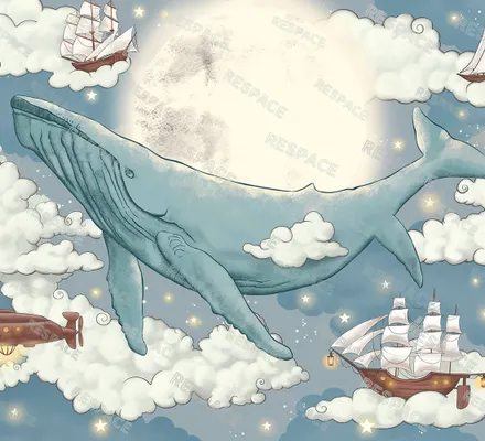 Арт. KIDS-85 | Обои | Песня для кита