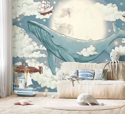 Арт. KIDS-85 | Обои | Песня для кита