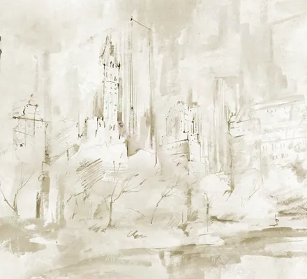 Арт. MOD-84 | Обои | Центральный парк (Цветовая вариация №3)