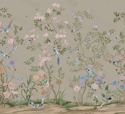 Арт. CLAS-53 | Обои | Серенада (Цветовая вариация №3)