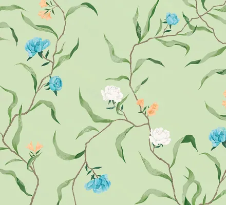 Арт. FLO-75 | Обои | Валери (Цветовая вариация №3)