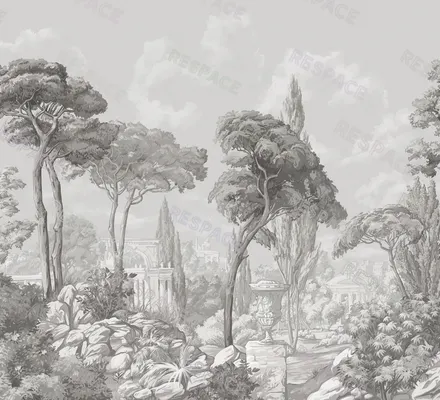 Арт. CLAS-55 | Обои | Ливадия (Цветовая вариация №2)