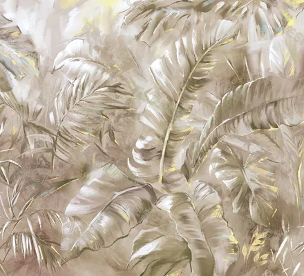 Арт. FLO-84 | Обои | Сейшелы (Цветовая вариация №2)