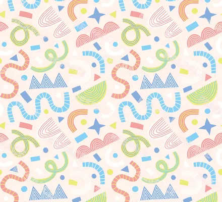 Арт. KIDS-93 | Обои | Дю Солей (Цветовая вариация №4)