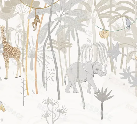 Арт. KIDS-90 | Обои | Киплинг (Цветовая вариация №2)