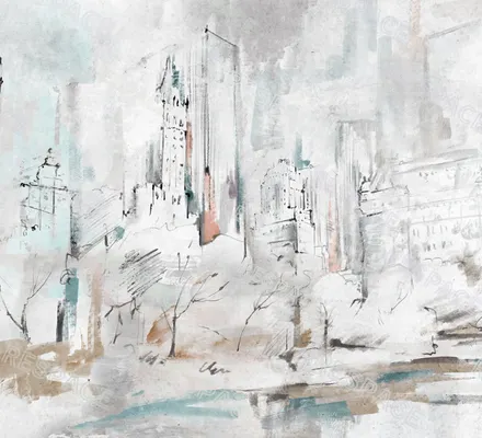 Арт. MOD-84 | Обои | Центральный парк (Цветовая вариация №5)