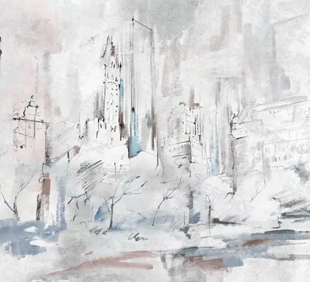 Арт. MOD-84 | Обои | Центральный парк (Цветовая вариация №4)