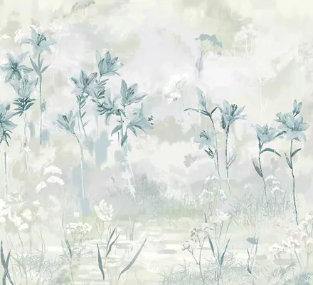 Арт. FLO-73 | Обои | Дебют (Цветовая вариация №3)