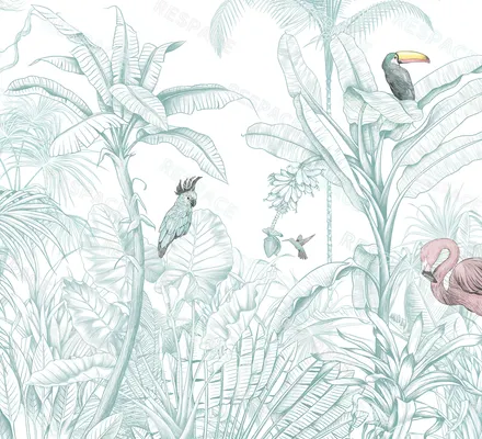 Арт. MOD-80 | Обои | Серенгети (Цветовая вариация №2)