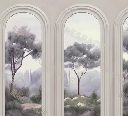 Арт. CLAS-59 | Обои | Аркадия (Цветовая вариация №3)